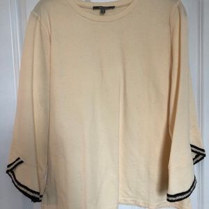 Anthropologie detailed sleeve blouse